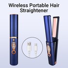 2 In 1 Mini Portable Hair Curler Usb Hair Straightener Dual Purpose Curling Iron