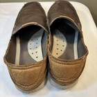 Crocs Walu Express Leather Loafer Brown Slip On Mens Size 13