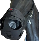 Barn   Stable Black Grazing Muzzle For Horses Adj  Straps   Buckles