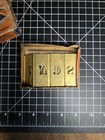 Reese s Vintage Brass Interlocking Adjustable Letters Stencils 1 2 