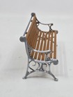 3-d Print Miniature Dollhouse Outside Park Garden Bench Furniture 1 12 Scale