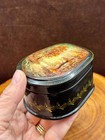 Vintage Fedoskino  flame               Autumn Russian Lacquer Box Hand Painted         