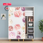 Large Floral Wall Decals  15 Peonies Flower Set Stickers For Ap-wd126