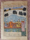 Antique Scripture Painting - Hindu Miniature Art Handmade