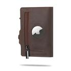 Airtag Wallet Genuine Leather Credit Card Money Holder Airtag Case Air Tag Cover