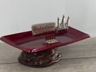 Vintage Budweiser King Of Beers Crown Rare Mid Century Ashtray Coin Dish Tray