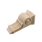 2 Pcs Wood Corbels Solid Wood Brackets Decorative Shelf Brackets Wooden Corbe   