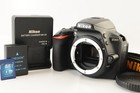  near Mint  Nikon D5600 24 2mp Digital Camera Black Body Shutter Count  19803