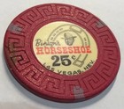 Scarce Horseshoe 25 Cent Casino Chip- Large Key Mold