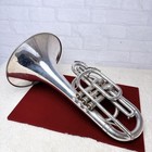 Yamaha Ymp-201ms Marching Mellophone In F With Mouthpiece   Case