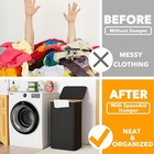 Spaceaid Laundry Hamper With Lid  110l Large Tall Clothes Basket Bin With Bam   