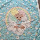 Precious Moments Baby Blanket Quilt Comforter Teddy Bear Balloon Rainbow Moon