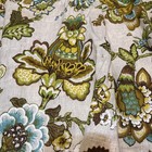 70s Vintage Pinch Pleat Floral Curtains Lined 4 Panels -33    X 78   