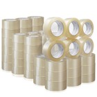 72 Rolls Carton Sealing Clear Packing Tape Box Shipping - 2 Mil 2  X 110 Yards