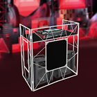 Dj Event Facade White black Scrim Metal Frame Booth 25 x43 table Station