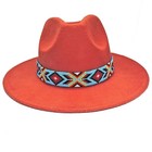 Native American Billy Jack  Replica Beaded Hatband indian Joe Round Dome Hat