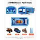 Uimoso Inflatable Paint Booth 23x13x9 Ft With 480w 750w Blowers  Portable Design