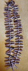 Vintage Hawaiian Sea Urchin Spine Necklace 36  Long Snail Shell Spacer Lei Vtg