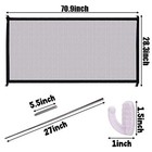 Extra Wide Folding Mesh Baby Pet Safety Gate Indoor Outdoor