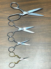Lot Of  4  Gingher Sewing Scissors Various Sizes