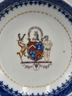 Antique Chinese Qianlong 18th C  Armorial Porcelain Saucer  let The Deed Shaw  