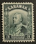Travelstamps  1934 Sarawak Stamps Sc  113 - 3c Sir Charles V  Brooke Mint Mogh