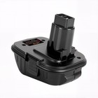 1x Battery Adapter For Dewalt 20v Or Milwaukee 18v To For Dewalt 18v Dm18d Tool