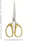 5  Stainless Steel Scissors Sharp Blades - Ambidextrous 5 apos  apos   Gold 