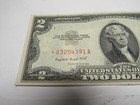 U s  1953b  2 00 Two Dollar Red Seal Star Note Nice 03054391 A - Unc  