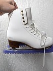 Jackson Ultima White Figure Skates With Mark Iv Blade   Covers Women s Size 8b