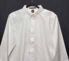 Harriton Button Down Long Sleeve Ladies Darted Oxford Shirt Crisp White - Xl