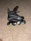 Oh Wheels T9 Hockey Skates Good Used Condition Og Laces  Size 4 5 68 72 In Wheel
