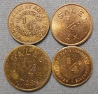 D246 4-illinois Provisional Tax Tokens  Roanoke   Paris   Pike Co    New Boston 