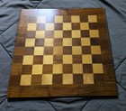 Drueke  62 Maple   Walnut Solid Wood 18  Chess Board 1 3 4  Squares Made In Usa