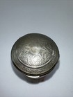 Richard Hudnut Tri Fold 1930s Powder Rouge Compact Three Flowers 1 75in Puff Vtg