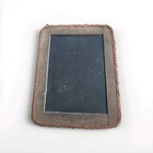 Antique Primitive Old Hand Held Slate Chalkboard Soft Edge 7 5 X 9  -ii