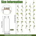40 Pcs Mini Hanging Glass Transparent Vases Wall Hanging Propagation Station    