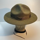 Vintage  Stetson Boy Scouts Of America Official Scout Master Campaign Hat Sz 7