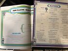 Two Vintage 1960s Restaurant Menu Sheraton -universal Four Stages Restaurant