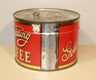 Vintage Golden Wedding Coffee Can Tin Kansas City Missouri    Sealed-empty