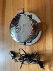 Heatmaster Sears Electric Waffle Iron W Cord     Vintage 40s 50s     Artdeco Moderne