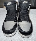 Nike Air Jordan 1 Retro High Top Og Boys 12 Youth Black Twist Shoe Fb1312-001