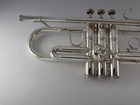 Trumpet Bach Elkhart Stradivarius Model 37 Silver Trumpet   Case