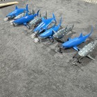 Restaurant Shark Set Of 9 Floater Shots  Jaws Like Outback Joes Crab Shack Bar