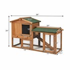 58  Wooden Rabbit Hutch Large Chicken Coop Weatherproof Indoor Outdoor Use