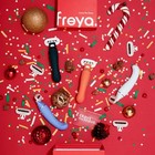Freya Vee Razor   Vibe 2-in-1 Starter Kit  2 Blades Refills  Safely Designed    
