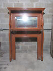   Tall Antique Oak Fireplace Mantel   54 5 X 78   Architectural Salvage