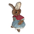 Vintage Mrs  Rabbit Plush 15  Beatrix Potter Toy By Eden Stuffed Bunny Made Usa 