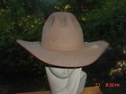 Vintage 4x Beaver Wide Brim Cowboy Hat By Serratelli Size 7 5 8 Long Oval