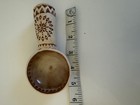 Vtg Handmade Swedish Pottery Ceramic Spoon - Coffee Scoop 5    Signed